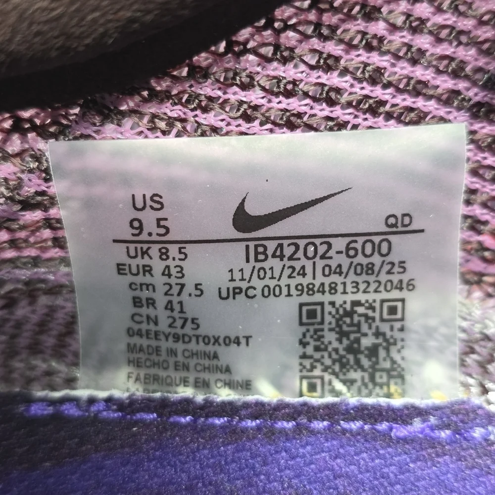 Nike Men Size 9.5 Air Zoom Victory 2 Faith Kipyegon Fuchsia Dream IB4202-600 New